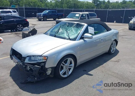 2007 Audi A4 S-Line 3.2 Cabriolet Quat z USA, uszkodzony, nr VIN WAUEH48H17K020785